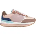 Pepe Jeans Pepe Jeanstil kvinder. PLS600006 Rusper Combi Sneakers i læder, brun (40), 3-5 cm, Blonder, Casual