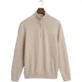 Hackett London Hackett Londontil mænd. HM7000144 Pullover i bomuld Hzip beige (XL), Casual