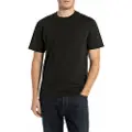 Replay Replaytil mænd. M3284.000.22662 Open End Dry Hand T-shirt sort (M), Casual, Bomuld, Korte ærmer