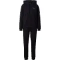 EA7 EA7til kvinder. 7W000789_AF18880 Træningsdragt med udvidet logo, sort (XL), Casual, Sport, Multisport, Polyester, Lange ærmer