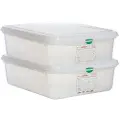 Denox Gastronorm 1/2 H65 Mm Opbevaringsboks 4l 2 Enheder