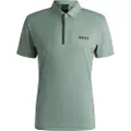 Hugo Boss BOSStil mænd. 50538123 Paddytech Pro hvid poloshirt (3XL), Casual, Sport, Grøn, Multisport, Polyester, Korte ærmer