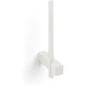 Zack Reserverulleholder CARVO 19 cm, vægmonteret, hvid, rustfrit stål,