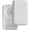 Wozinsky 10000mAh powerbank med magnetisk opladning, USB-C og trådløs hurtigopladning op til 15W