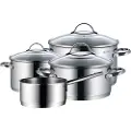 WMF Provence Plus 4-delt grydesæt med glaslåg og TransTherm-bund