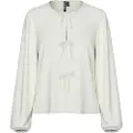 Pieces Pctiffany Langærmet Bluse