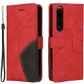 Mtp Products Bi-Color Series Sony Xperia 1 III Pung - Rød