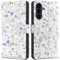 Tech-Protect Samsung Galaxy A56 Tech-Protect Pung Cover med Magnet og Stativ - Forårsblomster