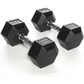 Olive Rubber Hex 10kg Håndvægt 2 Enheder
