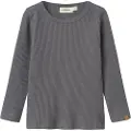 Lil´ Atelier Ribbet Top Med Lange Ærmer