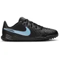 Nike Jr. Tiempo Legend 10 Club Low Top-fodboldsko til mindre/større børn (grus) - sort