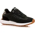 Mustang Mustangtil kvinder. 60838 Træningssko Zink sort (38), Fast, Blonder, Casual