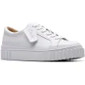 Clarks Clarkstil kvinder. 26183114 Mayhill Walk lædersko hvid (40), 1-3 cm, Blonder, Casual