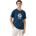 Pepe Jeans Pepe Jeanstil mænd. PM5010114 Marlon navy T-shirt (L), Casual, Bomuld, Korte ærmer, Blå