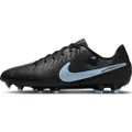 Nike Tiempo Legend 10 Academy Low Top-fodboldstøvler til flere typer underlag - sort