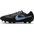 Nike Tiempo Legend 10 Pro Low Top-fodboldstøvler til græs - sort