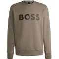 Hugo Boss BOSStil mænd. 50535117 Sweatshirt Salbo brun (L), Casual, Bomuld