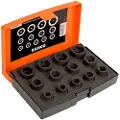 Bahco Ultrashort Set With 1/2´´ Square 6-kantet Topnøgle 13 Stykker