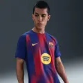 Nike FC Barcelona 2025/26 Match Home Nike Dri-FIT ADV Authentic-fodboldtrøje til mænd - blå