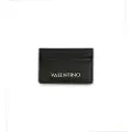 Valentino Valentinotil kvinder. VPS9AD121 Kortholder med logo, sort (OSFA), Casual, Polyuretan