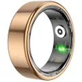 MaXlife MXSR-100 Smart Ring med opladningsetui - Størrelse: 10/20mm - Guld