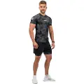 Nebbia Camouflage Compression Maximum 338 T-shirt Med Korte ærmer