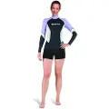 Mares Rash Guard Upf Block +80 She Dives Dame Rash Guard Med Lange ærmer