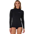 Ocean & Earth Waves Dame Rash Guard Med Lange ærmer