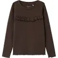 Name It Mini Ribstrik Top Med Lange Ærmer