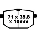EBC Fa Series Organic Fa118 Bremseklodser