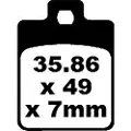EBC Sfa-hh Series Sfa260hh Sintrede Bremseklodser