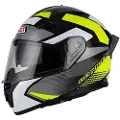 Nzi Go Rider Stream Quadri Fullface-hjelm