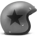 DMD Retro Star Grey Jethjelm grå M