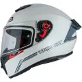 Nzi Trendy 3 Stream Solid Nouveau Fullface-hjelm