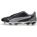 Puma KING PRO FG/AG Football Boots Unisex, Shoes, Black/White/Cool Dark Gray, 48
