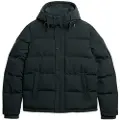 Superdry Superdrytil mænd. M5011743A Jakke Everest Kort Hætte Puffer grøn (M), Casual, Polyester