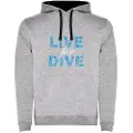 Kruskis Live For Dive Two-colour Hættetrøje