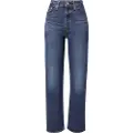 Levi's Levi'stil kvinder. 79078-0044 Jeans Ribcage fuld længde navy (27/30), Casual, Bomuld, Denim, Blå