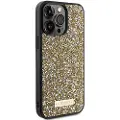 GUESS Guhcp15lpfgsbsd Iphone 15 Pro 6.1 Zołty Rhinestone Telefonetui