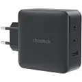 Choetech L-qp2011 Dual-port Qc3.0+pd Usb-a Og Usb-c Væglader 20w