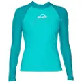 IQ-UV Uv 300 Slim Fit Dame Rash Guard Med Lange ærmer