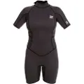 Billabong Launch 2/2 Mm Kvinde Kortærmet Neoprendragt Med Lynlås I Ryggen