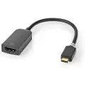 Nedis Guld Ccbw64652at02 Usb-c Til Hdmi-adapterkabel Usb 3.2 Gen 1 4k Forgyldt 0.2 M 60hz