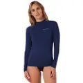 Ocean & Earth Waves Dame Rash Guard Med Lange ærmer