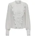 ONLY Pgsila Life Dobby Langærmet Bluse