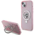 Karl Lagerfeld Klhmp15mhmrskcp Iphone 15 Plus14 Plus 6.7 Ring Stand Karl&choupettte Telefonetui