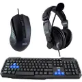3GO Combodrileh2 Gaming-tastatur Mus Og Headset Spansk
