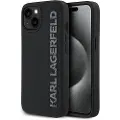 Karl Lagerfeld 3d Rubber Glitter Logo Iphone 14 Telefon Etui