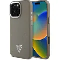 GUESS Pu Grained Triangle Logo Iphone 16 Pro Telefon Etui