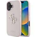 GUESS Pu Grained 4g Metal Logo Iphone 16 Telefon Etui